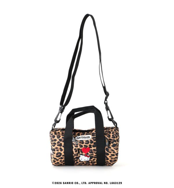 OUTDOOR PRODUCTS Usual Things「追加 HELLO KITTY 230 ROLL BOSTON SMALL ex LEOPARD」|ショルダー・メッセンジャー|