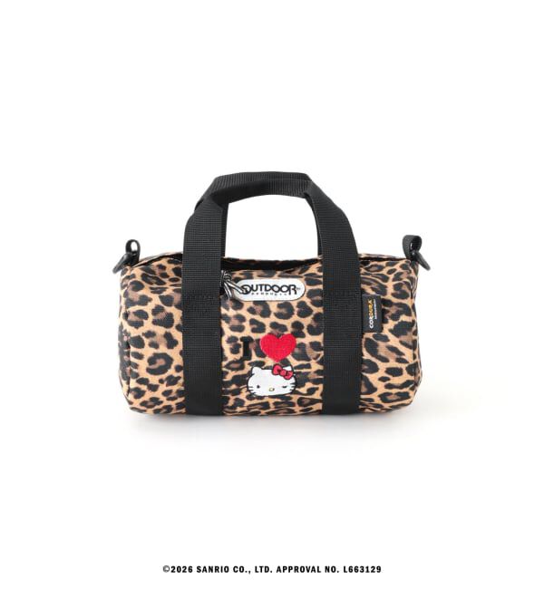 OUTDOOR PRODUCTS Usual Things「追加 HELLO KITTY 230 ROLL BOSTON SMALL ex LEOPARD」|ショルダー・メッセンジャー|