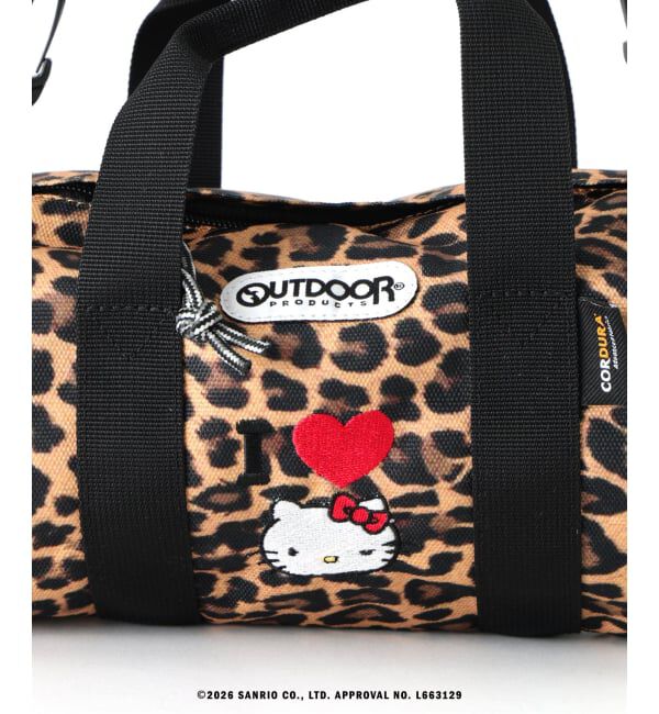 OUTDOOR PRODUCTS Usual Things「追加 HELLO KITTY 230 ROLL BOSTON SMALL ex LEOPARD」|ショルダー・メッセンジャー|