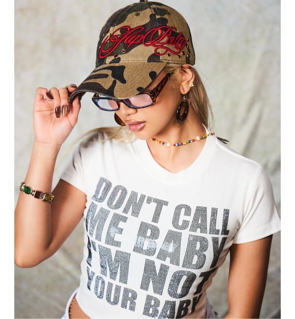 JOINT WORKS「SupBaby by SUPPLIER Jewel Studs Logo 6 Panel Cap」|キャップ・キャスケット|