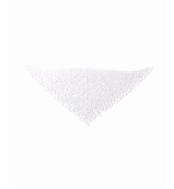 IENA LA BOUCLE「《追加》IENA LA BOUCLE バテンレースバブーシュカ」|バンダナ・スカーフ|