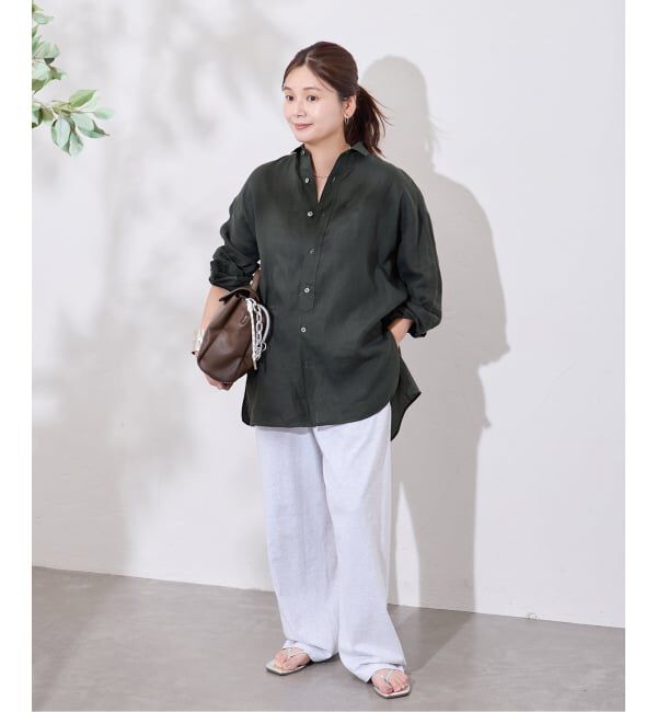 JOURNAL STANDARD「【TICCA / ティッカ】リネンスクエアビッグシャツ uni」|シャツ・ブラウス|