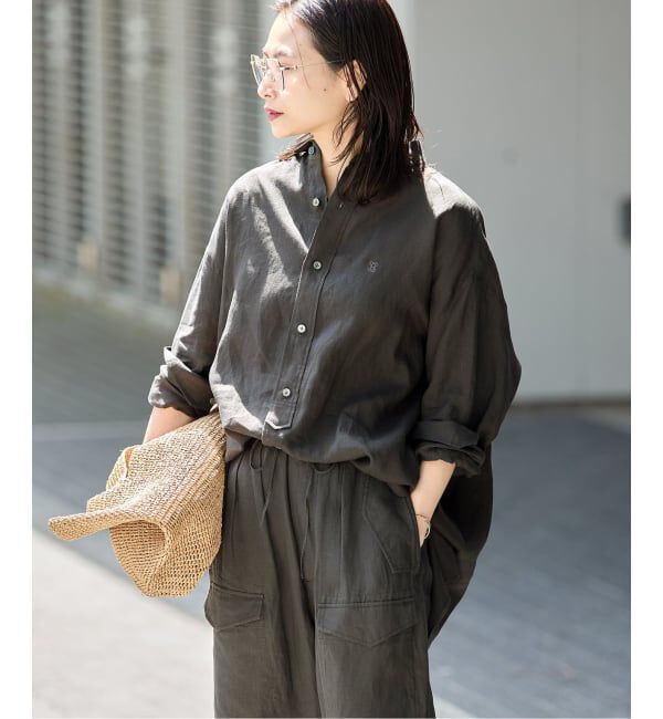 JOURNAL STANDARD「【TICCA / ティッカ】リネンスクエアビッグシャツ uni」|シャツ・ブラウス|