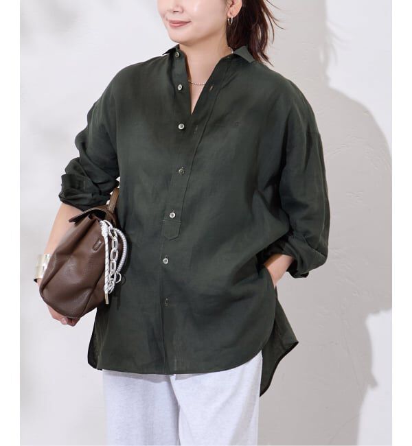 JOURNAL STANDARD「【TICCA / ティッカ】リネンスクエアビッグシャツ uni」|シャツ・ブラウス|