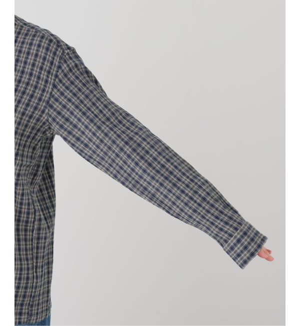 journal standard luxe「【HTS】COTTON CHECK ONE-UP COLLAR SHIRT」|シャツ・ブラウス|