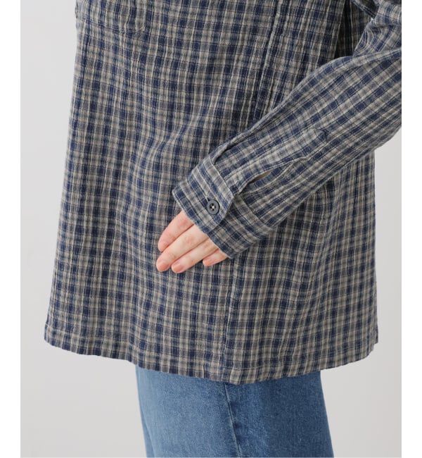 journal standard luxe「【HTS】COTTON CHECK ONE-UP COLLAR SHIRT」|シャツ・ブラウス|