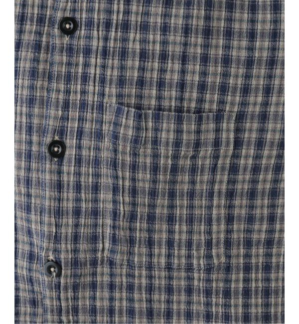 journal standard luxe「【HTS】COTTON CHECK ONE-UP COLLAR SHIRT」|シャツ・ブラウス|