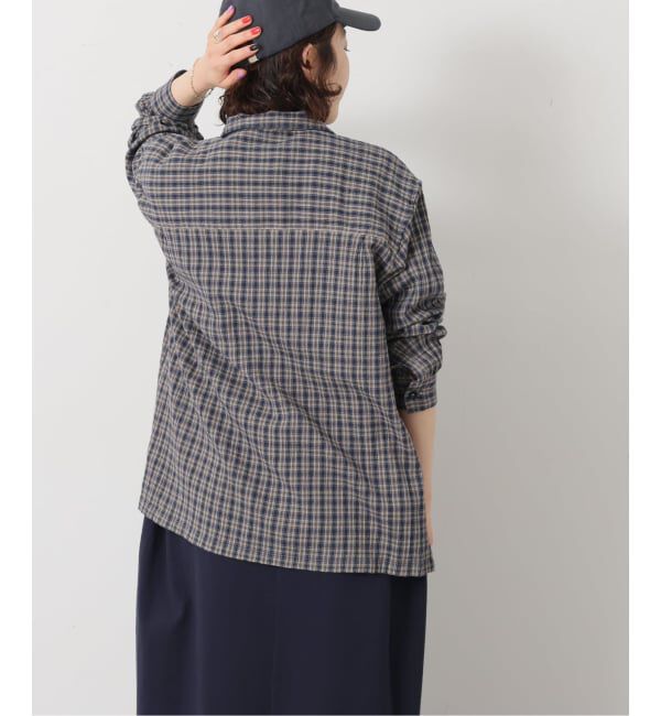 journal standard luxe「【HTS】COTTON CHECK ONE-UP COLLAR SHIRT」|シャツ・ブラウス|