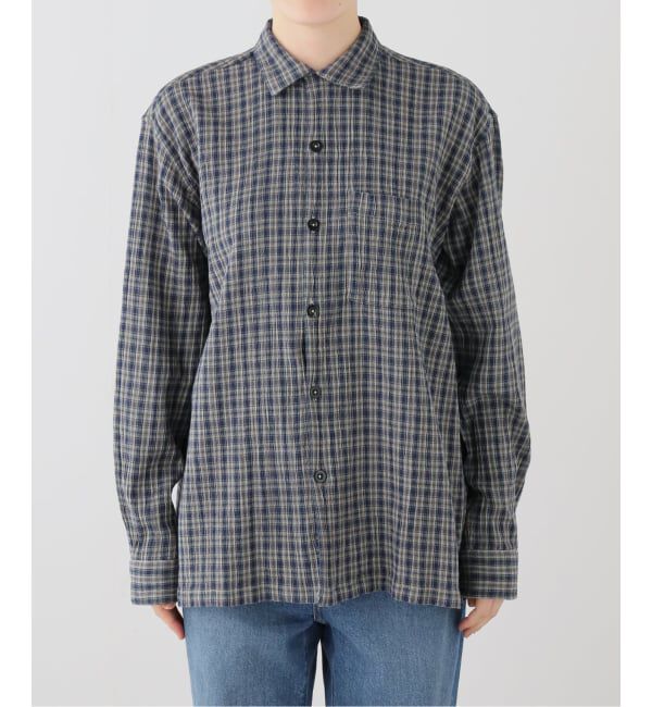 journal standard luxe「【HTS】COTTON CHECK ONE-UP COLLAR SHIRT」|シャツ・ブラウス|