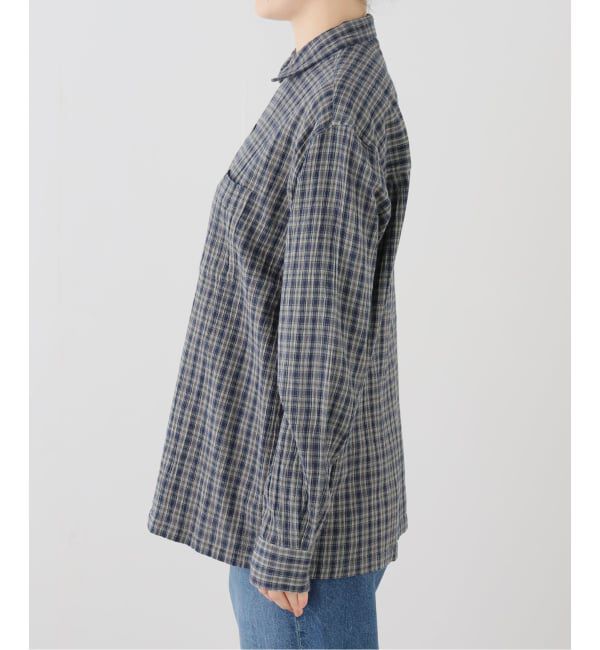 journal standard luxe「【HTS】COTTON CHECK ONE-UP COLLAR SHIRT」|シャツ・ブラウス|