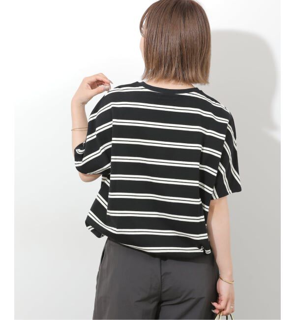 JOURNAL STANDARD relume「《追加予約2》フレンチスリーブボーダーTシャツ」|Tシャツ・カットソー|