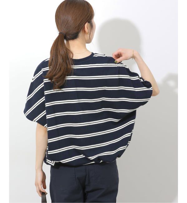 JOURNAL STANDARD relume「《追加予約2》フレンチスリーブボーダーTシャツ」|Tシャツ・カットソー|