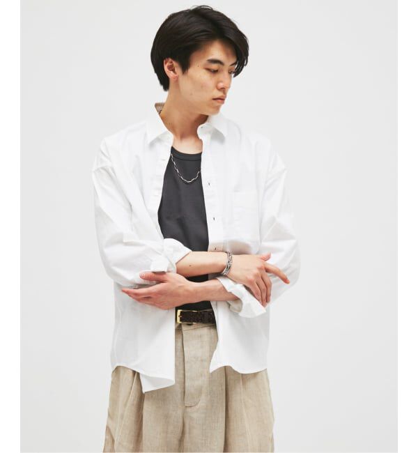 JOURNAL STANDARD「《予約》TRISECT2 / コットン リネン FAT レギュラーカラー シャツ」|シャツ・ブラウス|