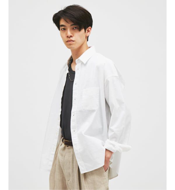 JOURNAL STANDARD「《予約》TRISECT2 / コットン リネン FAT レギュラーカラー シャツ」|シャツ・ブラウス|