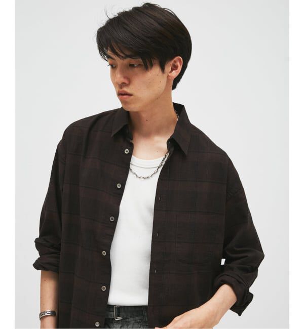 JOURNAL STANDARD「《予約》TRISECT2 / コットン リネン FAT レギュラーカラー シャツ」|シャツ・ブラウス|