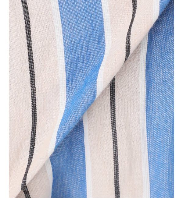Spick and Span「《別注カラー有 / 追加》ne Quittez pas Cotton Voile Stripe Waist Gather Dress」|ワンピース|