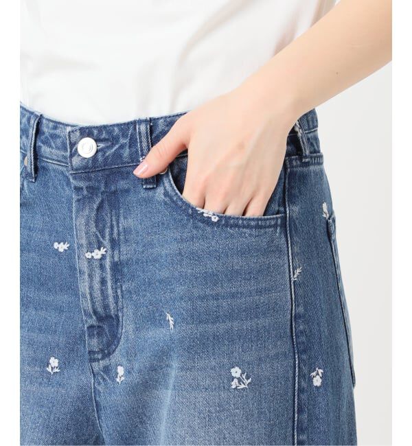 U by SPICK&SPAN「ワイドバギーバレルパンツ」|デニム|