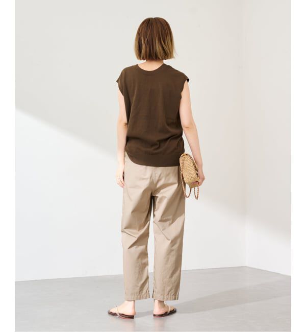 FRAMeWORK「コットンサテンサルエルパンツ」|スラックス|