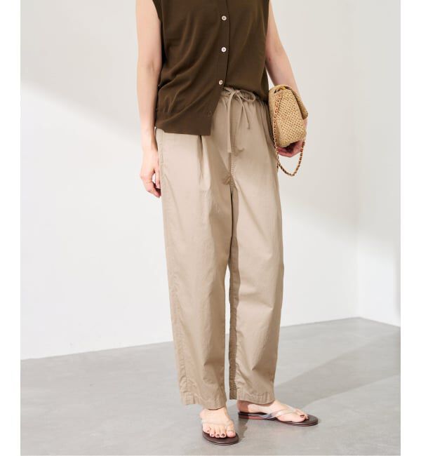 FRAMeWORK「コットンサテンサルエルパンツ」|スラックス|