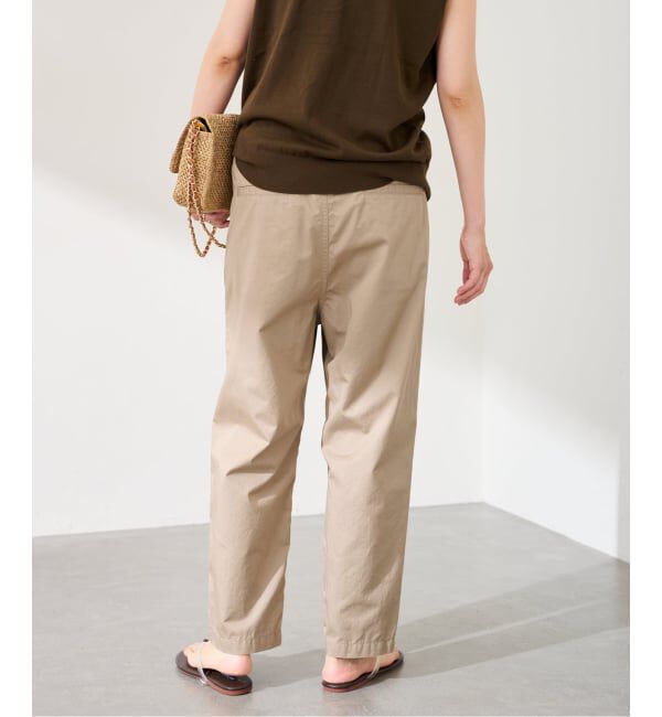 FRAMeWORK「コットンサテンサルエルパンツ」|スラックス|