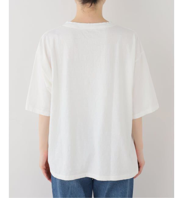 FRAMeWORK「《追加》ラフィー天竺ネームロゴTEE2」|Tシャツ・カットソー|