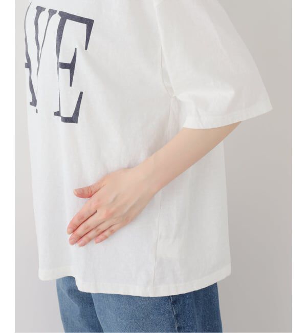 FRAMeWORK「《追加》ラフィー天竺ネームロゴTEE2」|Tシャツ・カットソー|