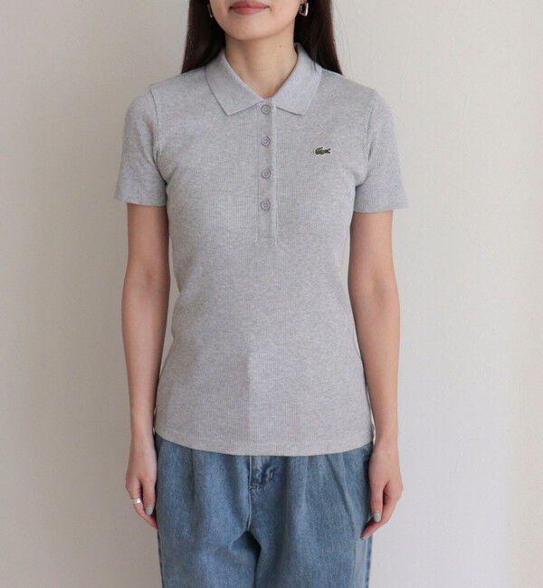 fredy emue「【LACOSTE/ラコステ】ワンポイントリブポロシャツ」|ポロシャツ|