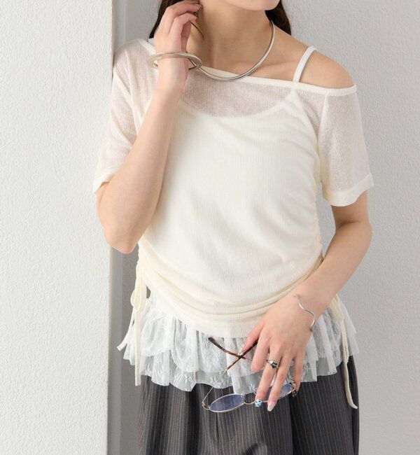  「ティアードキャミSETトップス」|Tシャツ・カットソー|