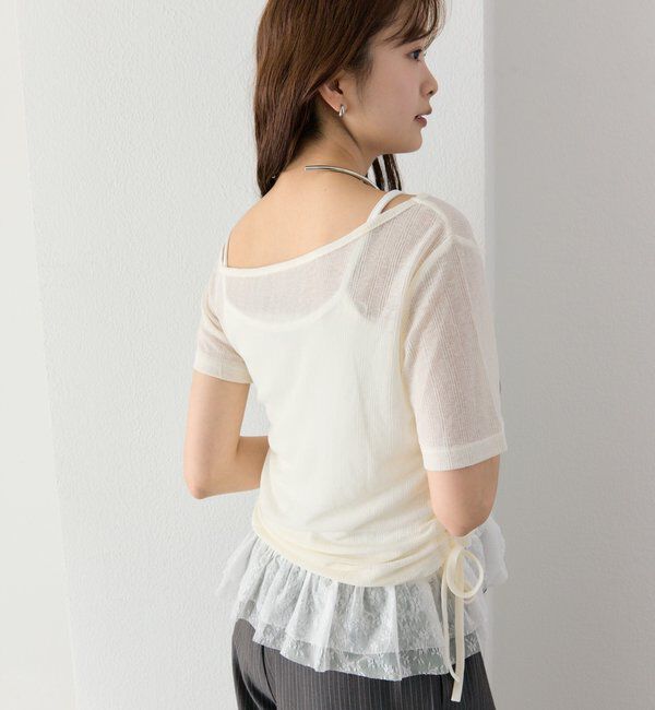  「ティアードキャミSETトップス」|Tシャツ・カットソー|