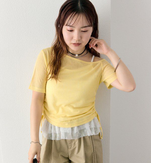 「ティアードキャミSETトップス」|Tシャツ・カットソー|