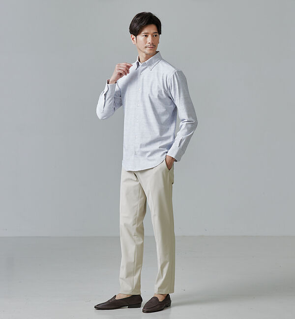 ABAHOUSE「【FLEX SHIRTS】DryMoment シャンブレー シャツ」|シャツ・ブラウス|