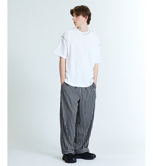 ABAHOUSE「ハンドステッチ 半袖Tシャツ」|Tシャツ・カットソー|