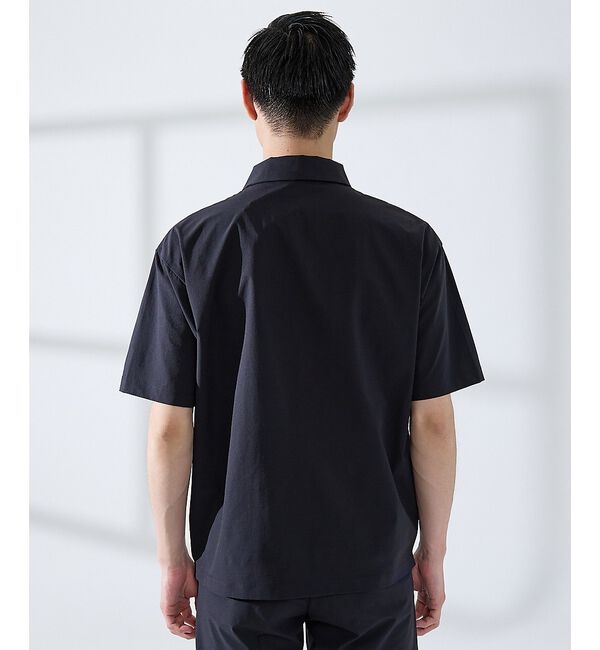 ABAHOUSE「【セットアップ対応】360&deg;ストレッチ リップストップ リラックス ポロシャツ/」|ポロシャツ|