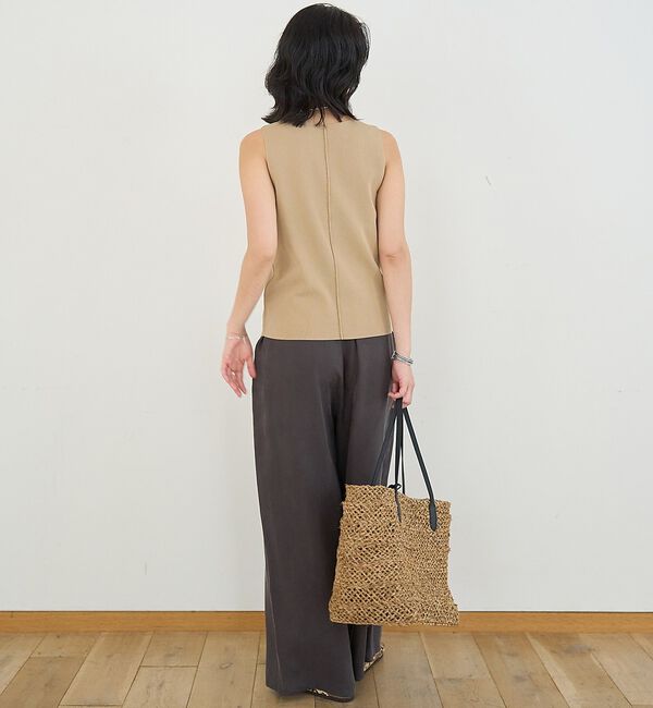 Rouge vif「総針編みノースリーブニット【予約】」|ニット・セーター|