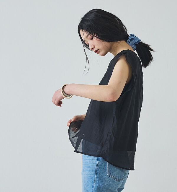abahouse mavie「【シアー】レイヤードドッキングプルオーバー」|その他|