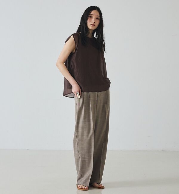 abahouse mavie「【シアー】レイヤードドッキングプルオーバー」|その他|