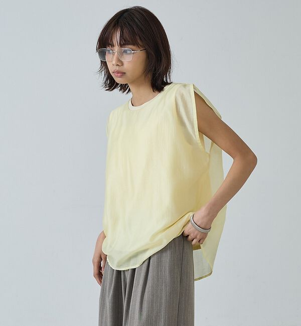 abahouse mavie「【シアー】レイヤードドッキングプルオーバー」|その他|