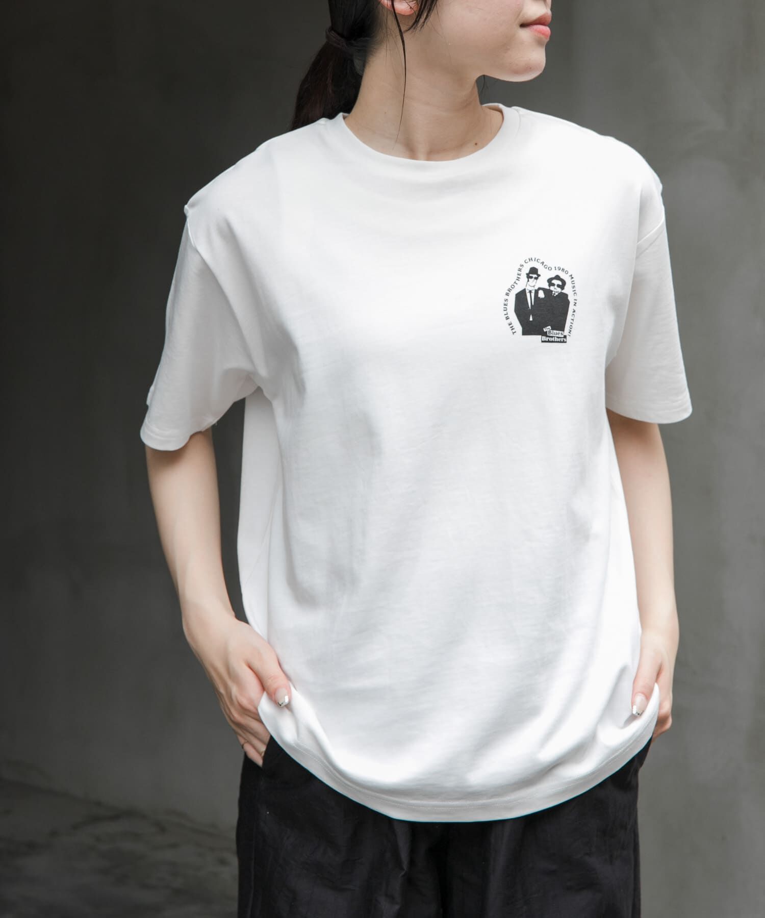 URBAN RESEARCH DOORS「FORK&SPOON　The Blues Brothers T-shirts」|Tシャツ・カットソー|