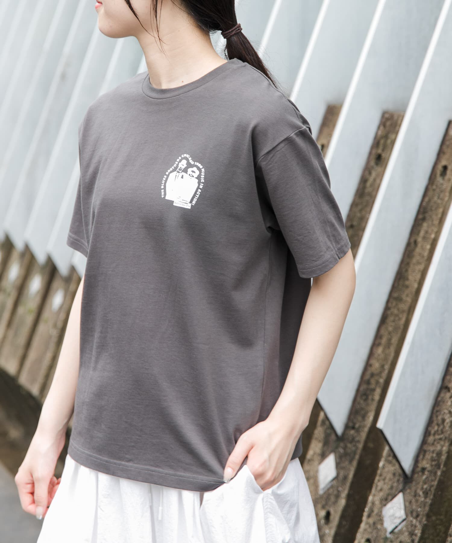 URBAN RESEARCH DOORS「FORK&SPOON　The Blues Brothers T-shirts」|Tシャツ・カットソー|
