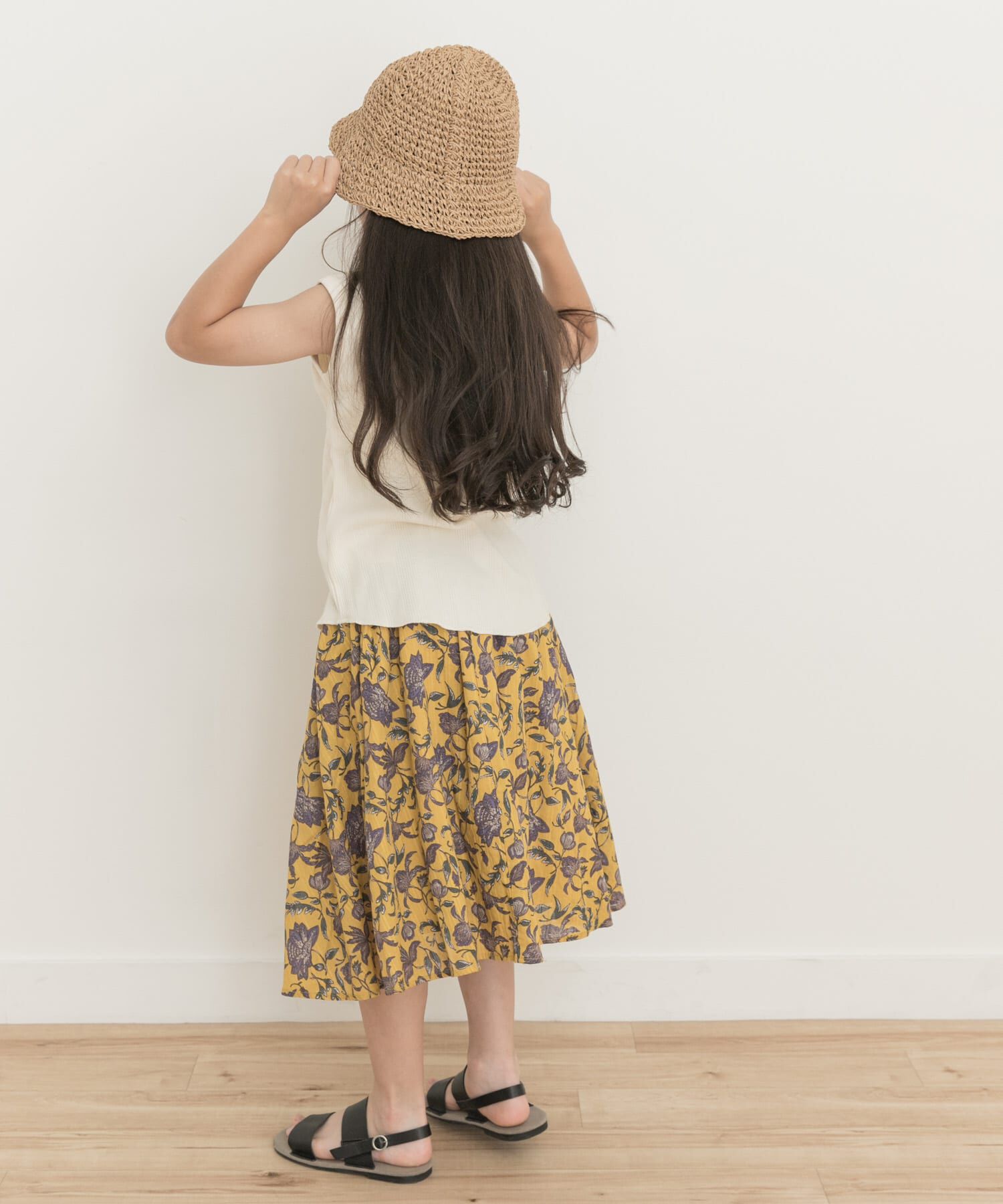 URBAN RESEARCH DOORS「『親子リンク』オリエンタルプリントギャザースカート(KIDS)」|その他|