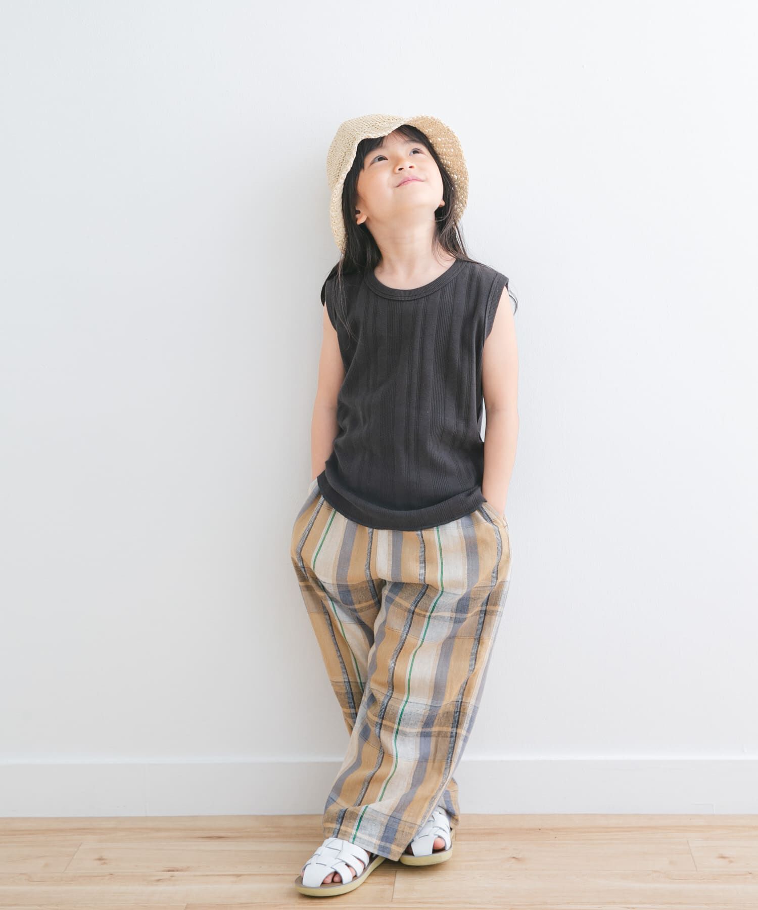 URBAN RESEARCH DOORS「『WEB/一部店舗限定サイズ』ノースリーブランダムリブカットソー(KIDS)」|その他|