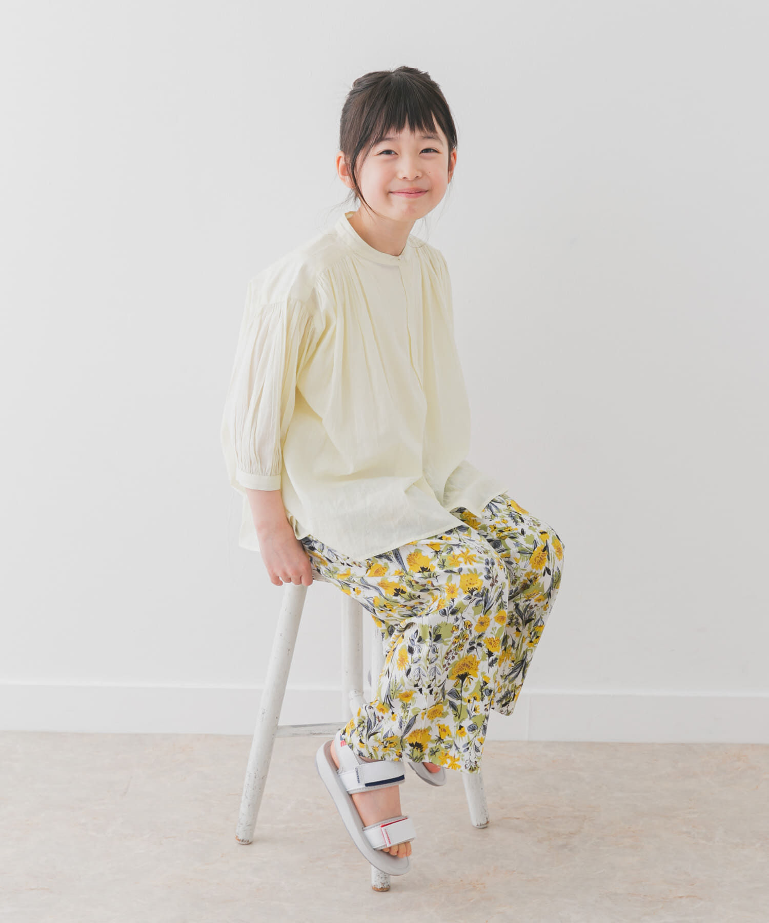 URBAN RESEARCH DOORS「『親子リンク』コットンボイルギャザーブラウス(KIDS)」|その他|