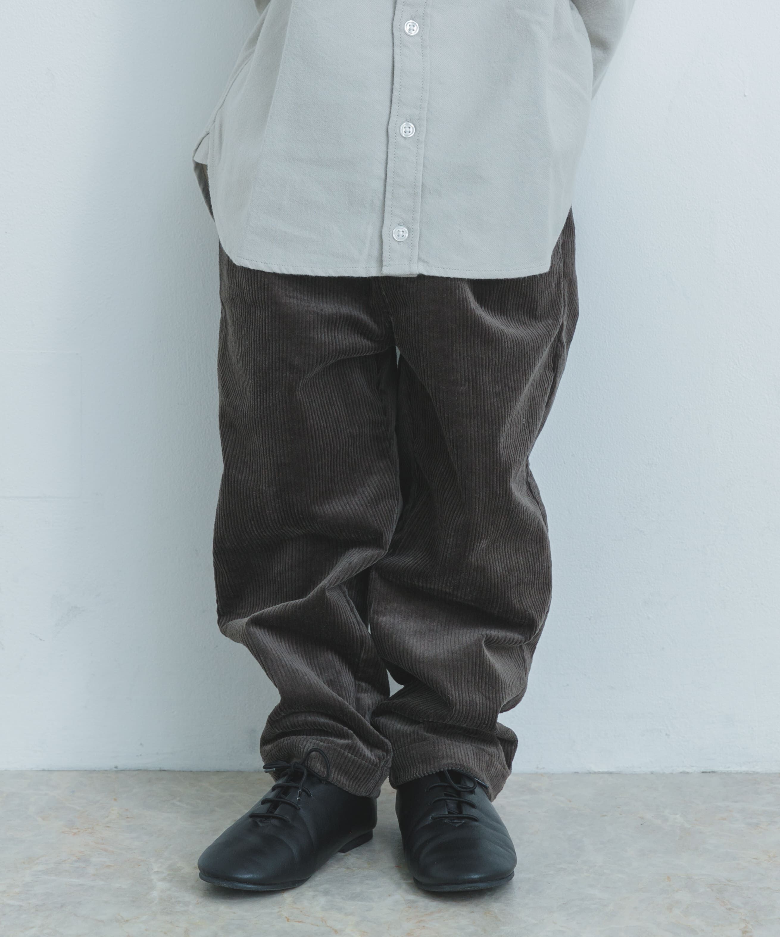 URBAN RESEARCH DOORS「コーデュロイタックパンツ(KIDS)」|その他|チャコールグレー