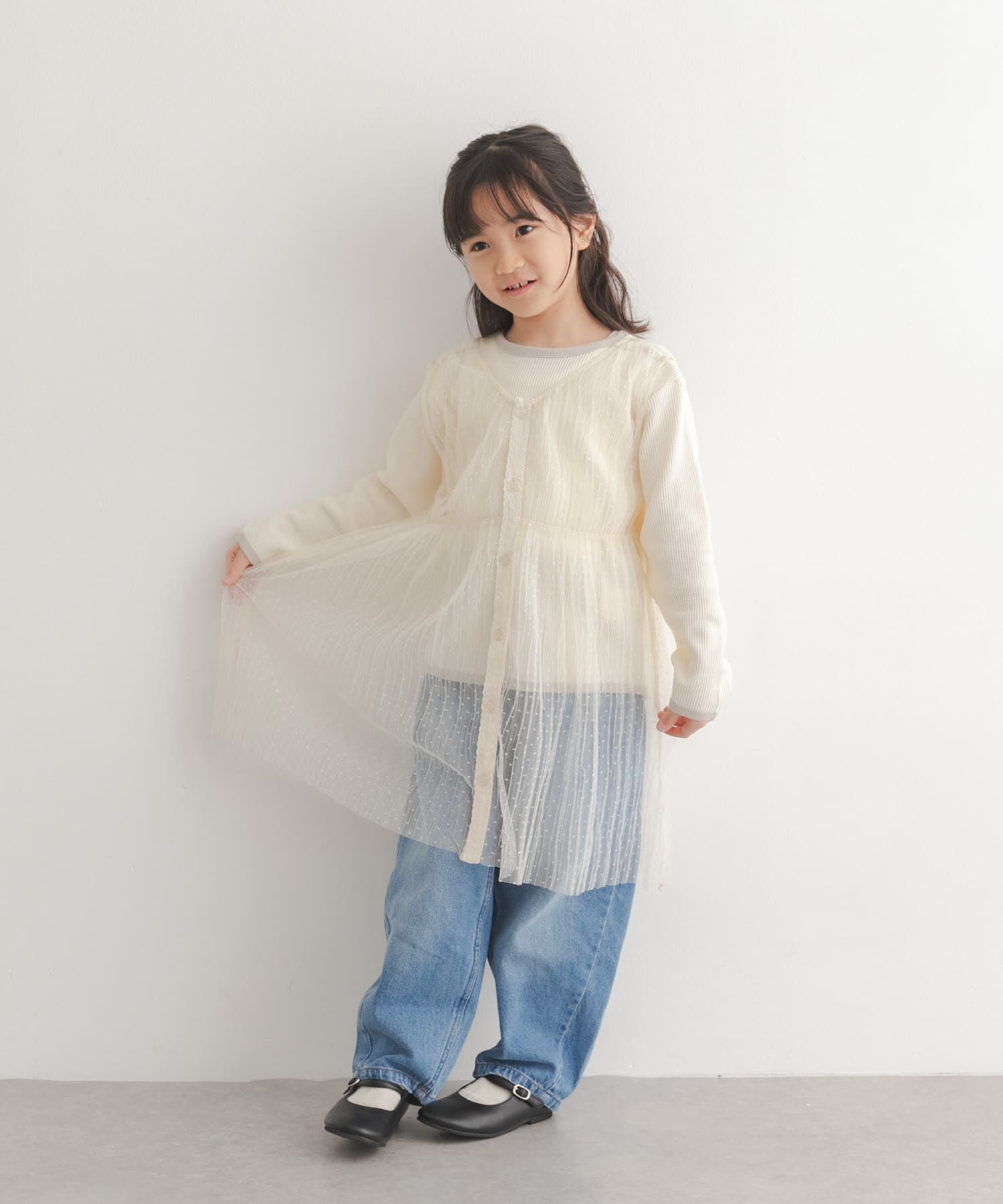 URBAN RESEARCH DOORS「『150サイズあり』チュールチュニック２WAYベスト(KIDS)」|その他|
