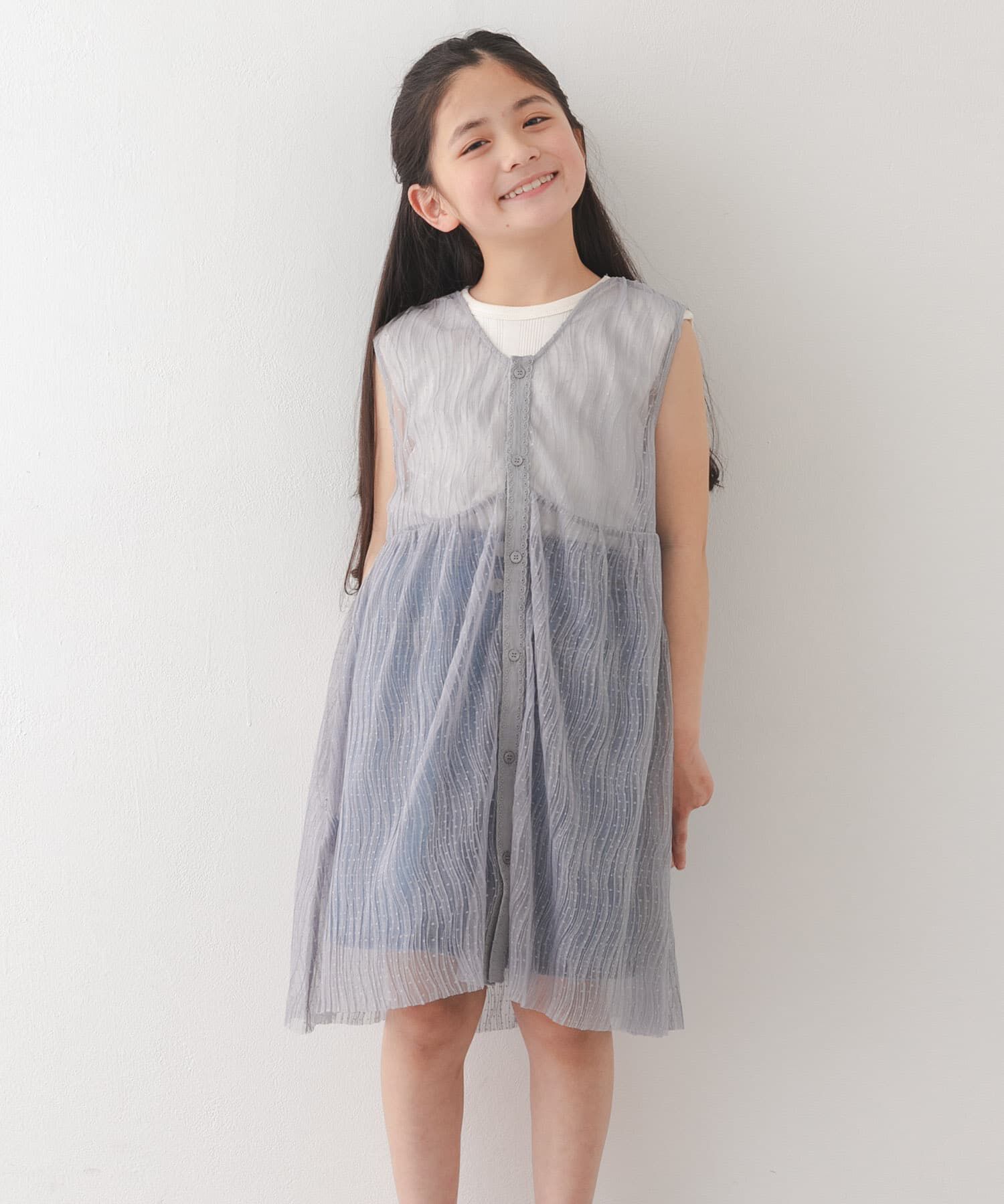 URBAN RESEARCH DOORS「『150サイズあり』チュールチュニック２WAYベスト(KIDS)」|その他|