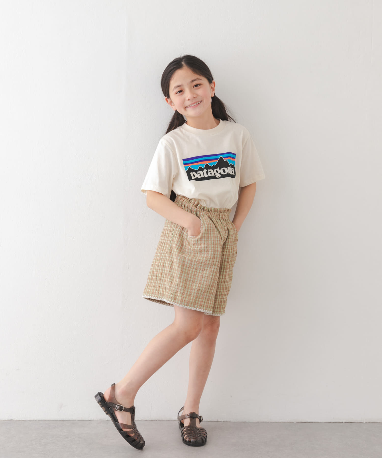 URBAN RESEARCH DOORS「『150サイズあり』チェックキュロット(KIDS)」|その他|