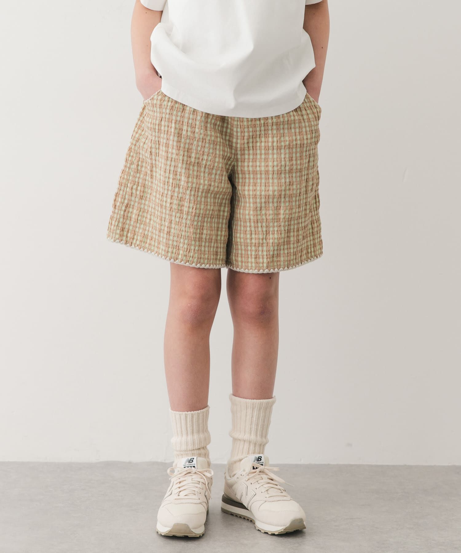URBAN RESEARCH DOORS「『150サイズあり』チェックキュロット(KIDS)」|その他|