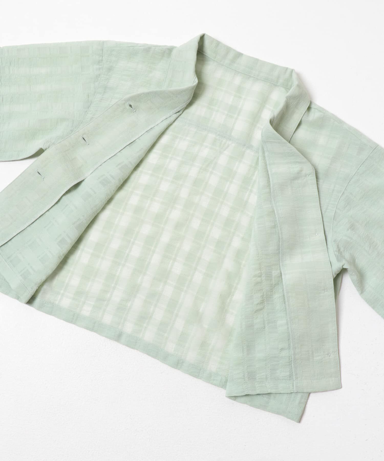 URBAN RESEARCH DOORS「『150サイズ』シアーチェックオープンカラーシャツ(KIDS)」|その他|