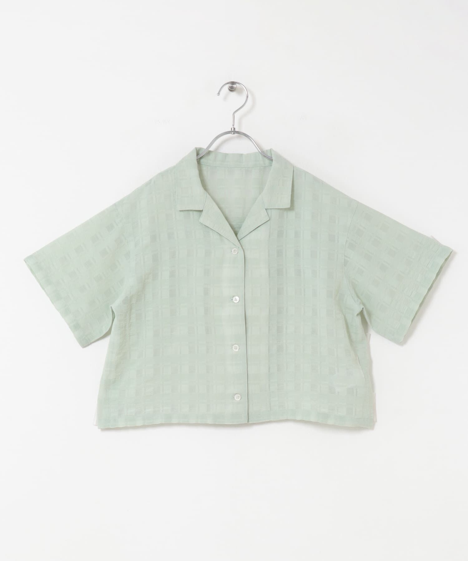 URBAN RESEARCH DOORS「『150サイズ』シアーチェックオープンカラーシャツ(KIDS)」|その他|