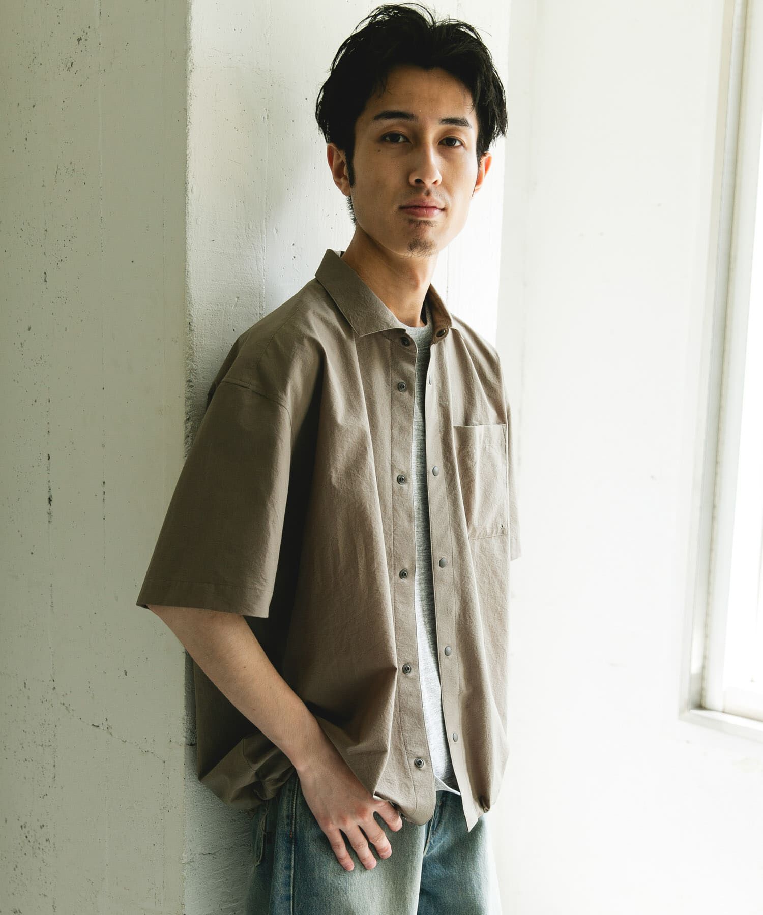 URBAN RESEARCH DOORS「『別注』Marmot&times;DOORS　DOT AIR SHORT-SLEEVE SHIRTS」|シャツ・ブラウス|